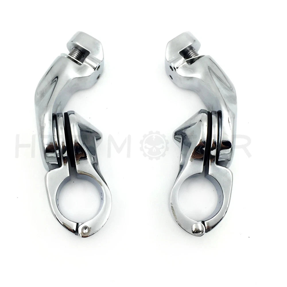 2.5" Short Angled Adjustable Foot Peg Mount Kit for Kawasaki