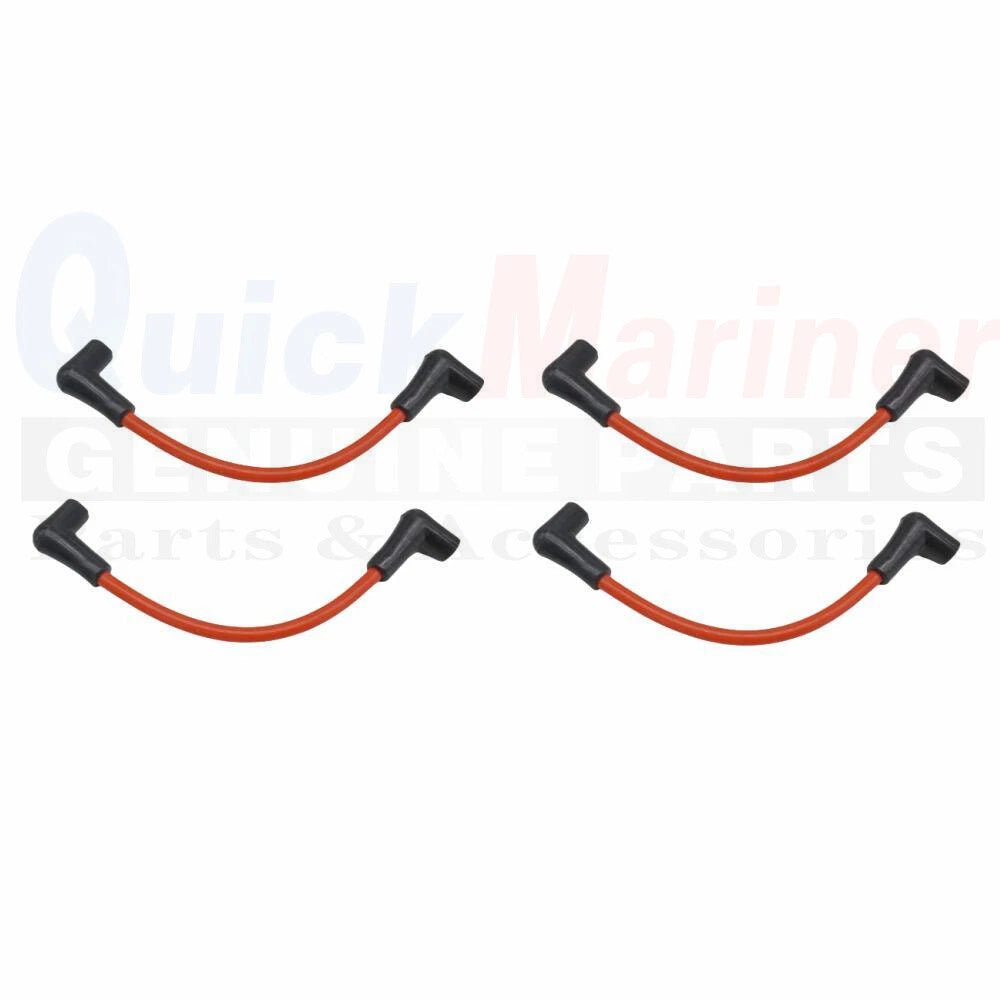 4pcs 9" Spark Plug Wire Set For Johnson Evinrude 80 90 115 120 140 Hp 582365