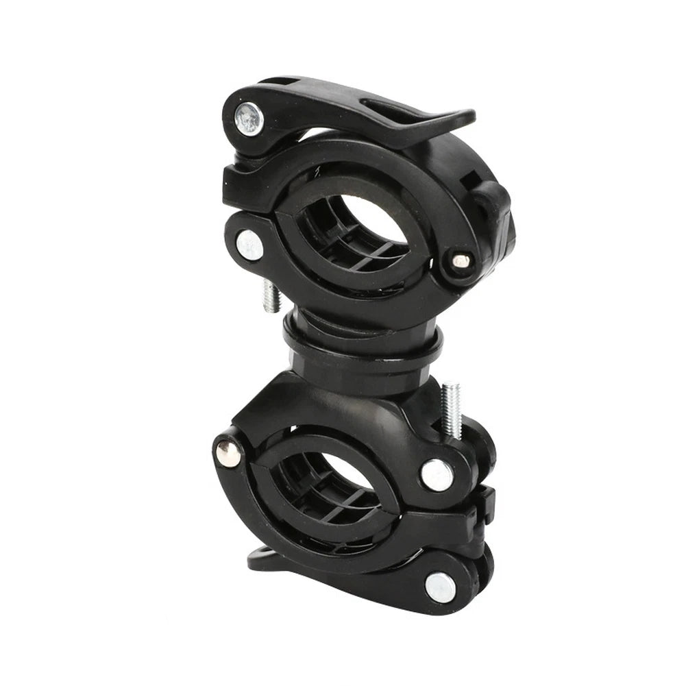 Secure Flashlight Mounting Clip for Mountain Bikes