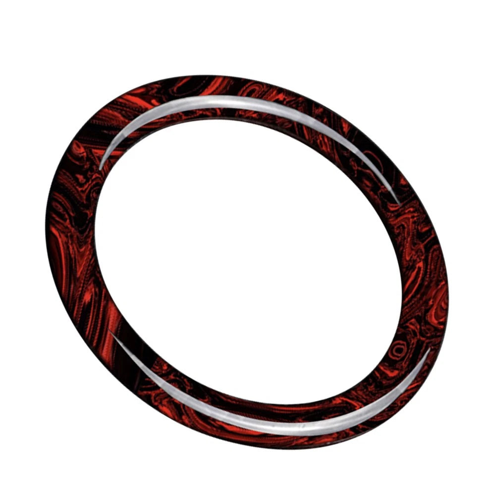 Engine Push Start Button Ring for Benz A B C GLC CLA (W176 W246 W205) Fire Red
