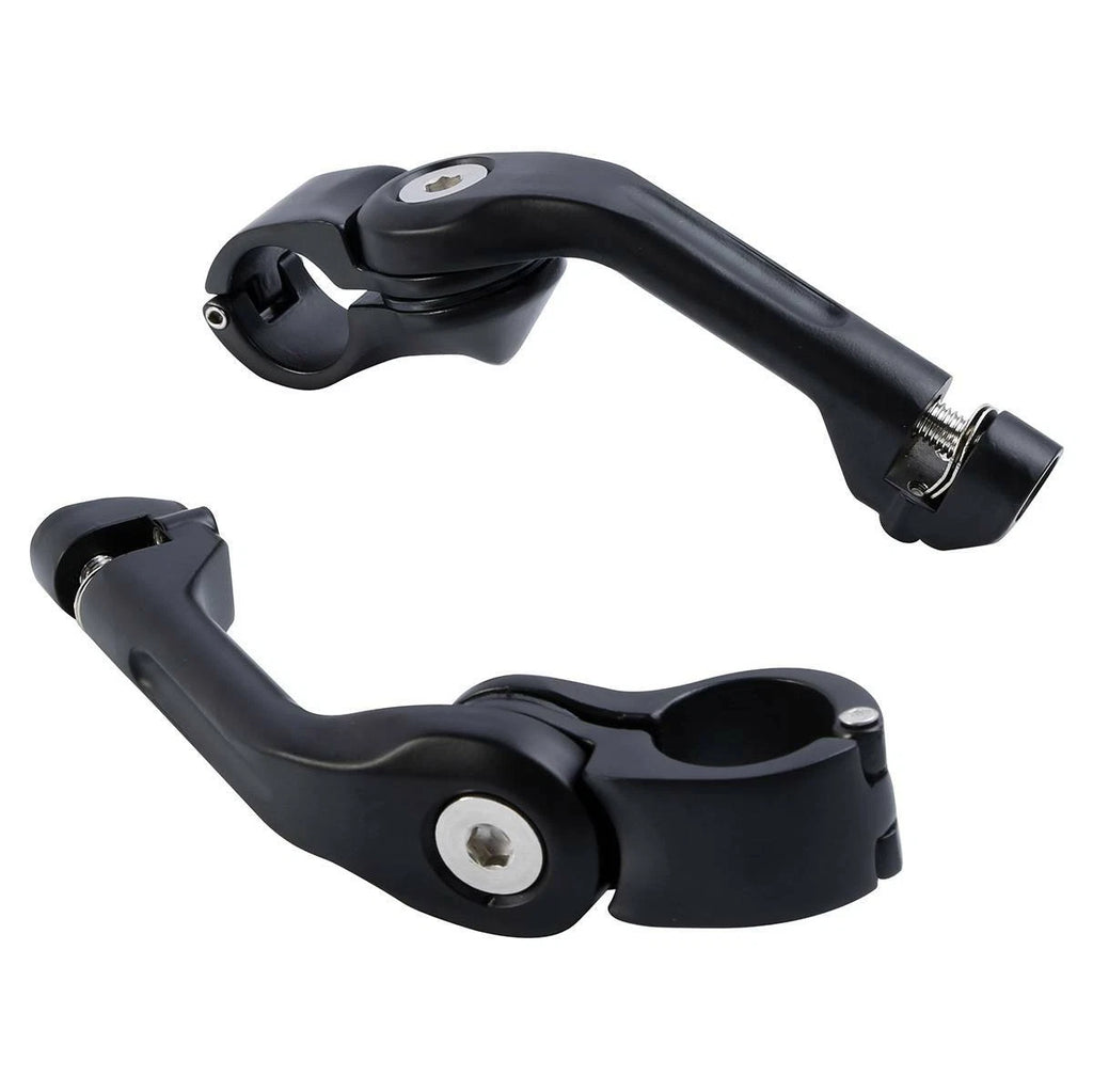 32mm Matte Black Adjustable Footpeg Mount for Harley (Fitment Specific)