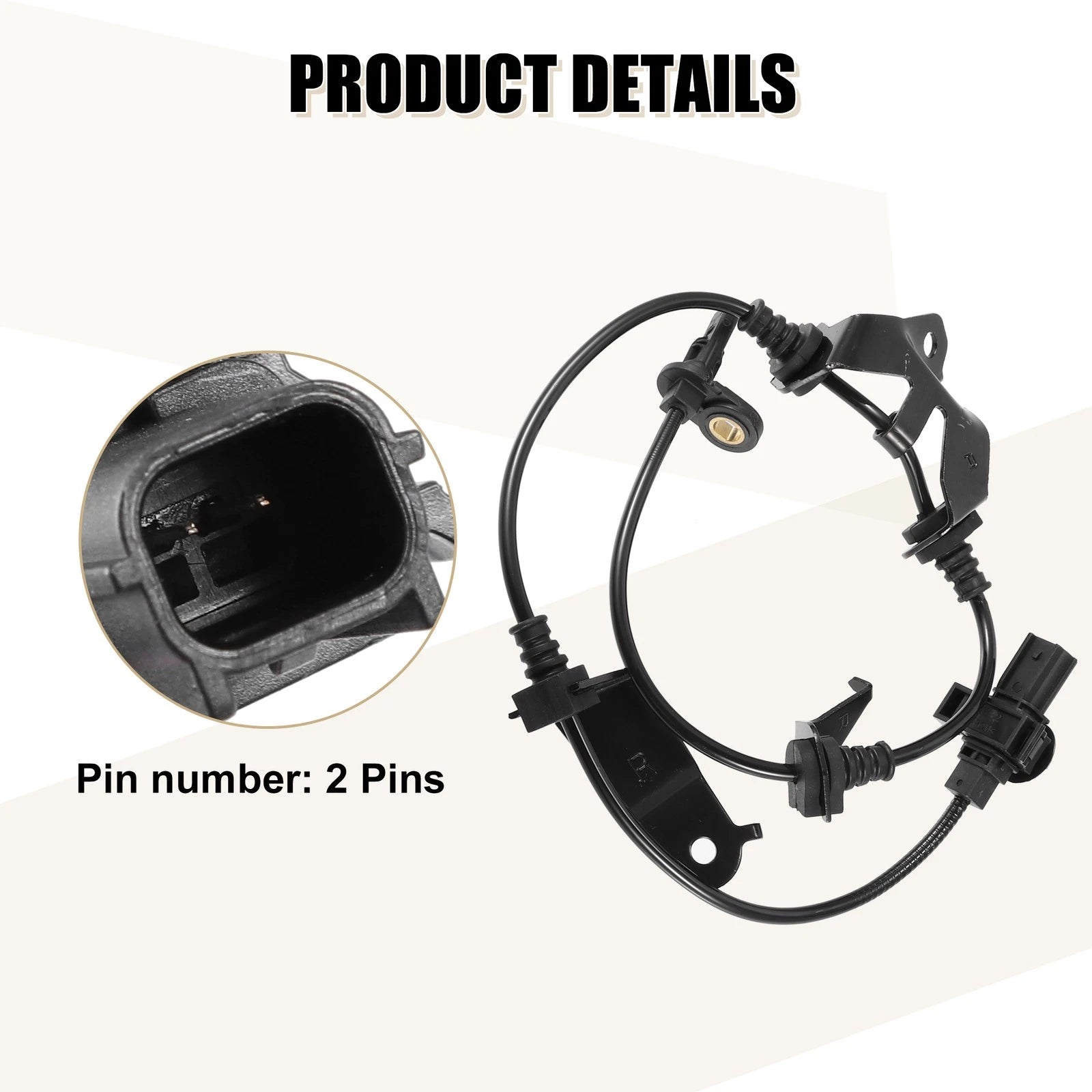 2X ABS Wheel Speed Sensor for Honda Accord (57455-TA0-A01)
