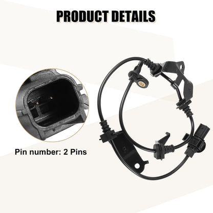 2X ABS Wheel Speed Sensor for Honda Accord (57455-TA0-A01)
