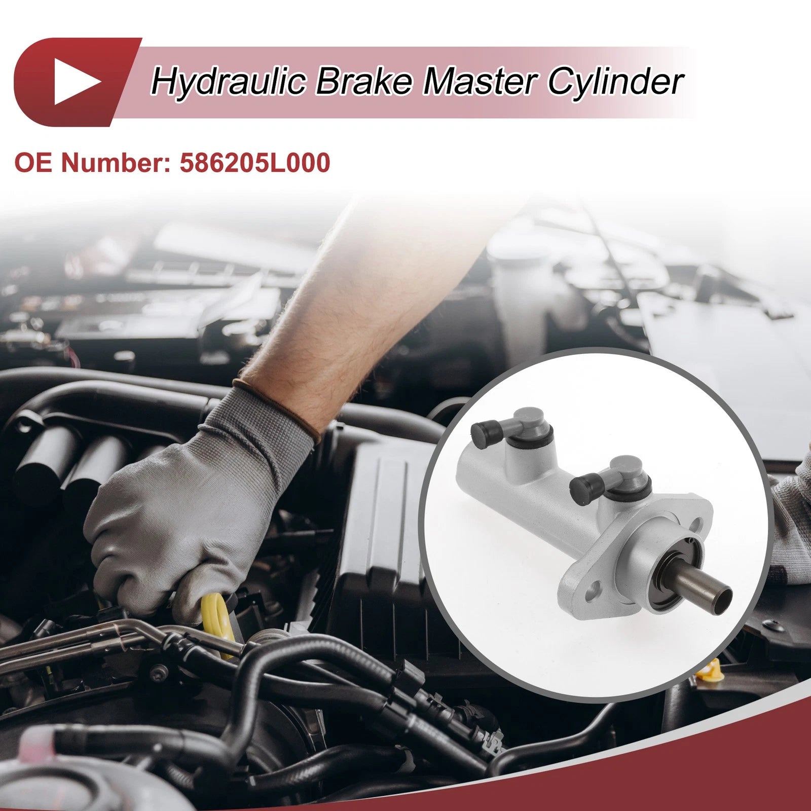 Brake Master Cylinder OEM Replacement for Hyundai HD65 (2007–2014)
