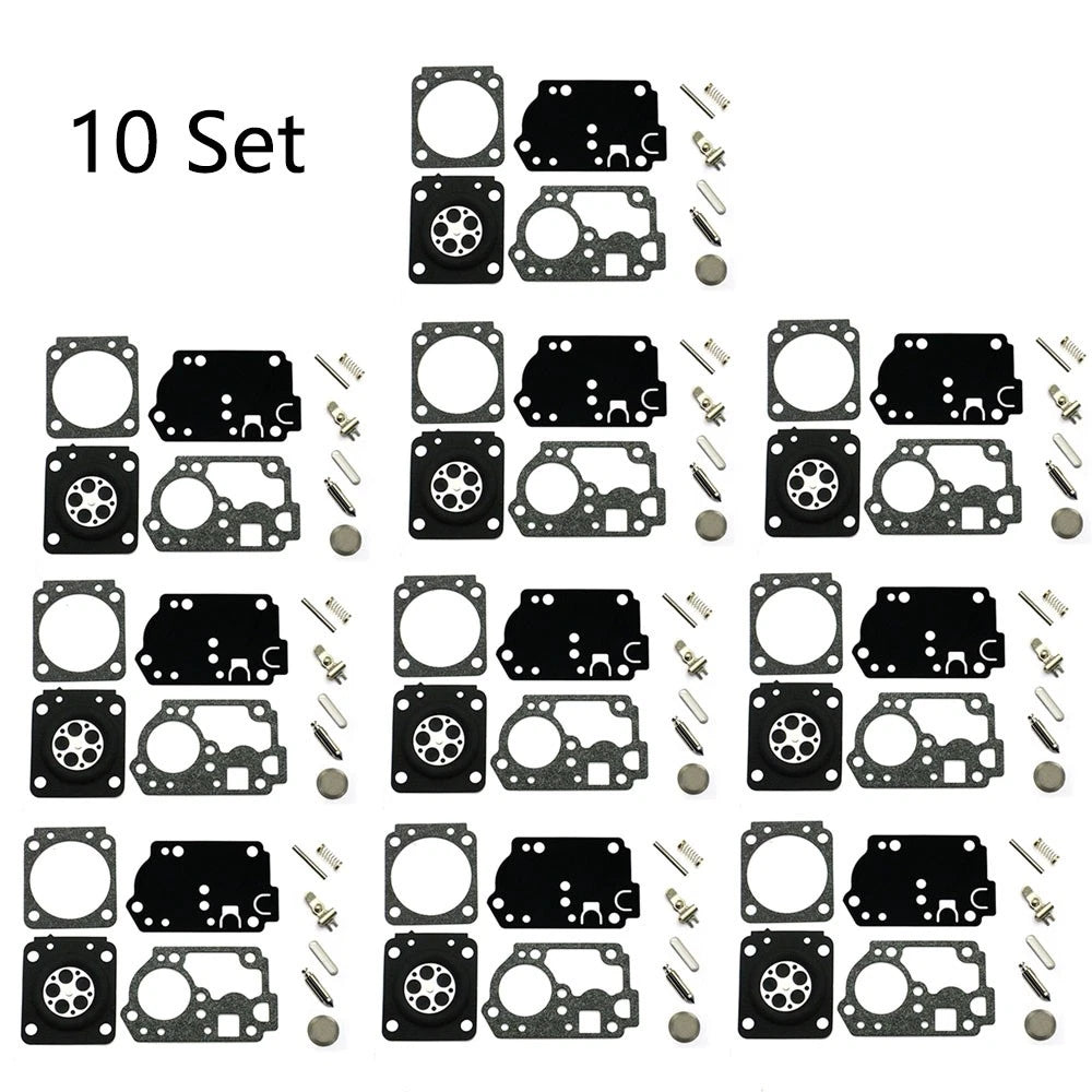 10x Trimmer Carburetor Gasket Kit for Poulan PP330 PP335 (ZAMA RB-168 C1M-W44)
