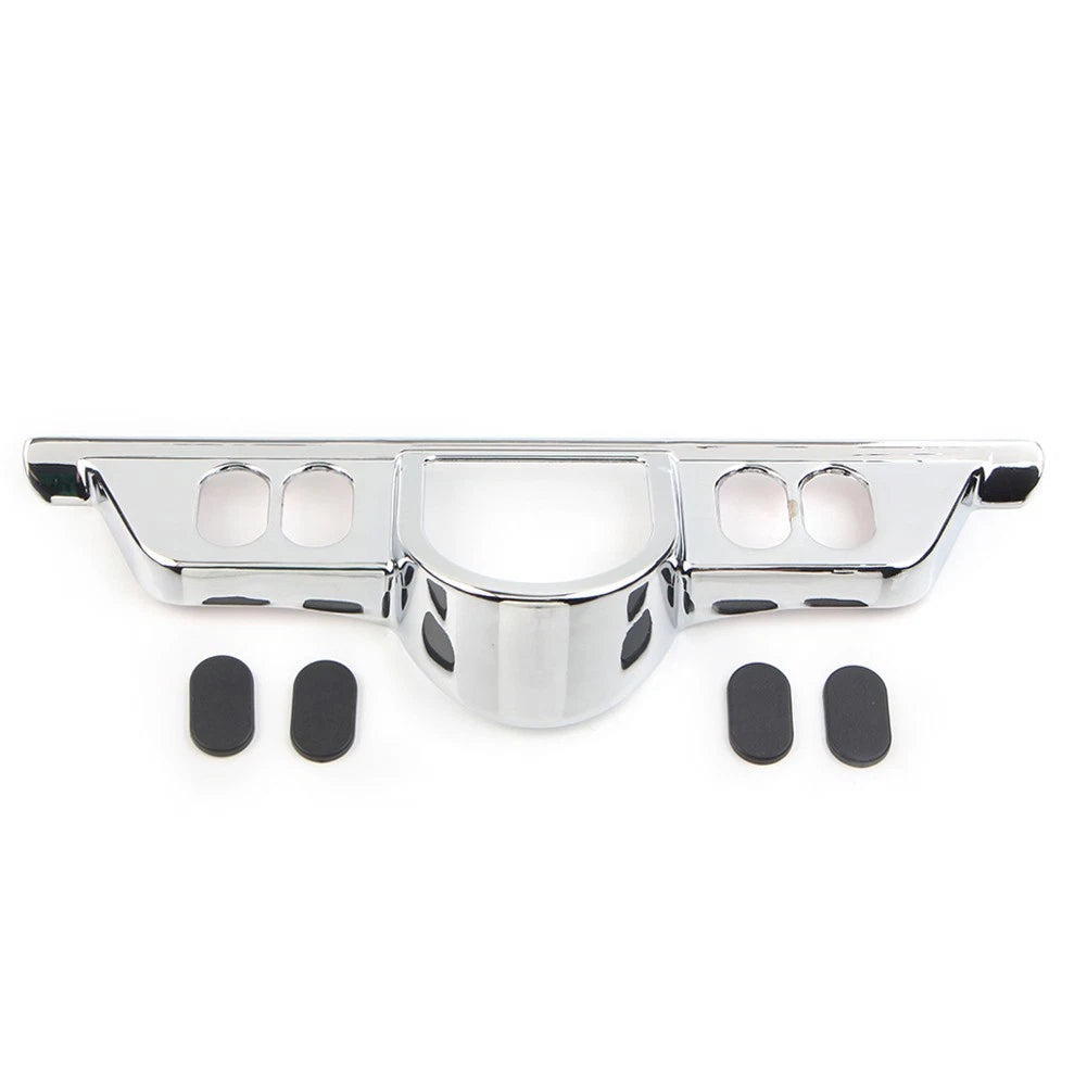 Chrome Fairing Switch Panel Dash Accent Cover for Harley Electra Street Glide