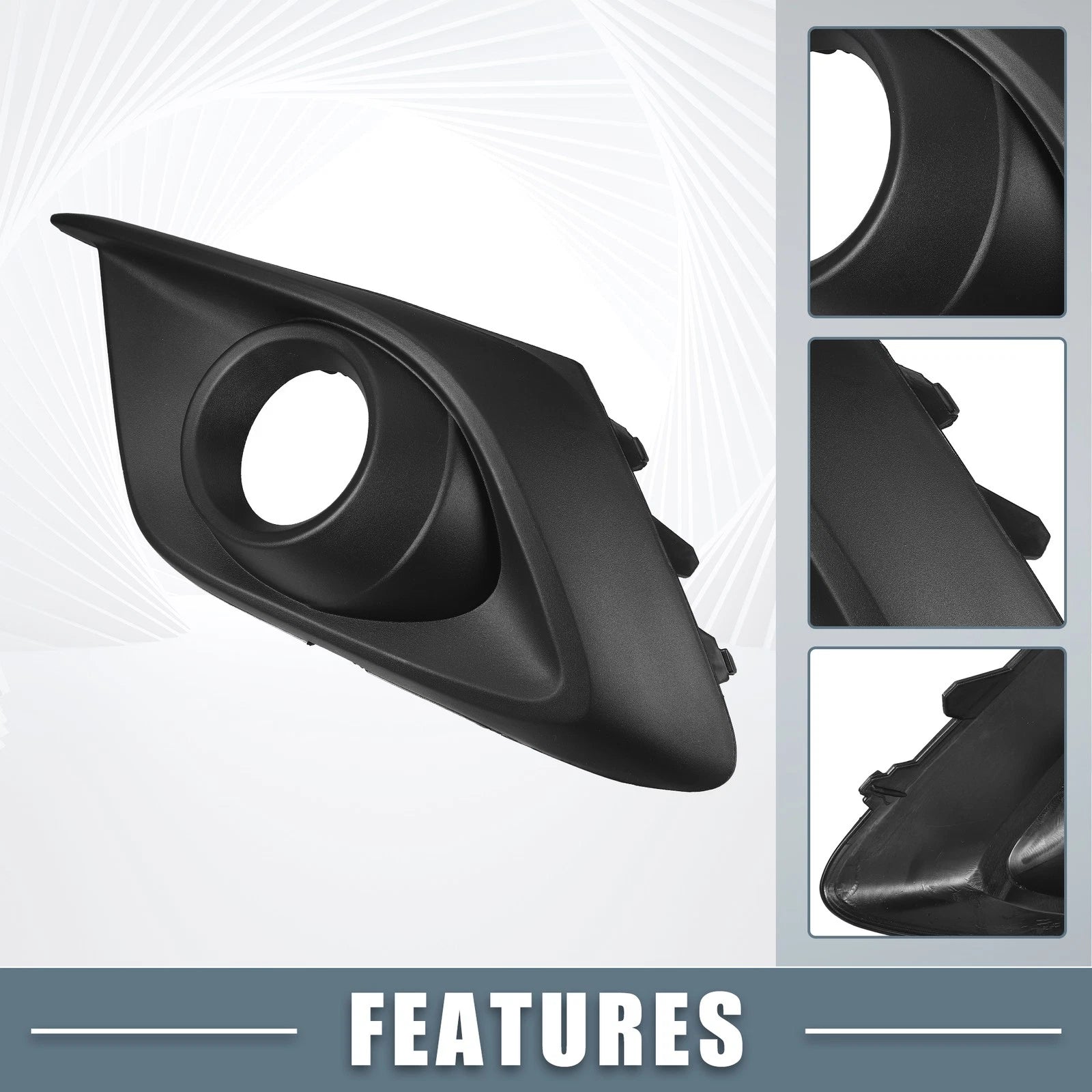 Fog Light Grille Cover Trim Front Left Right Replacement for Mazda 3 (2014–2016)