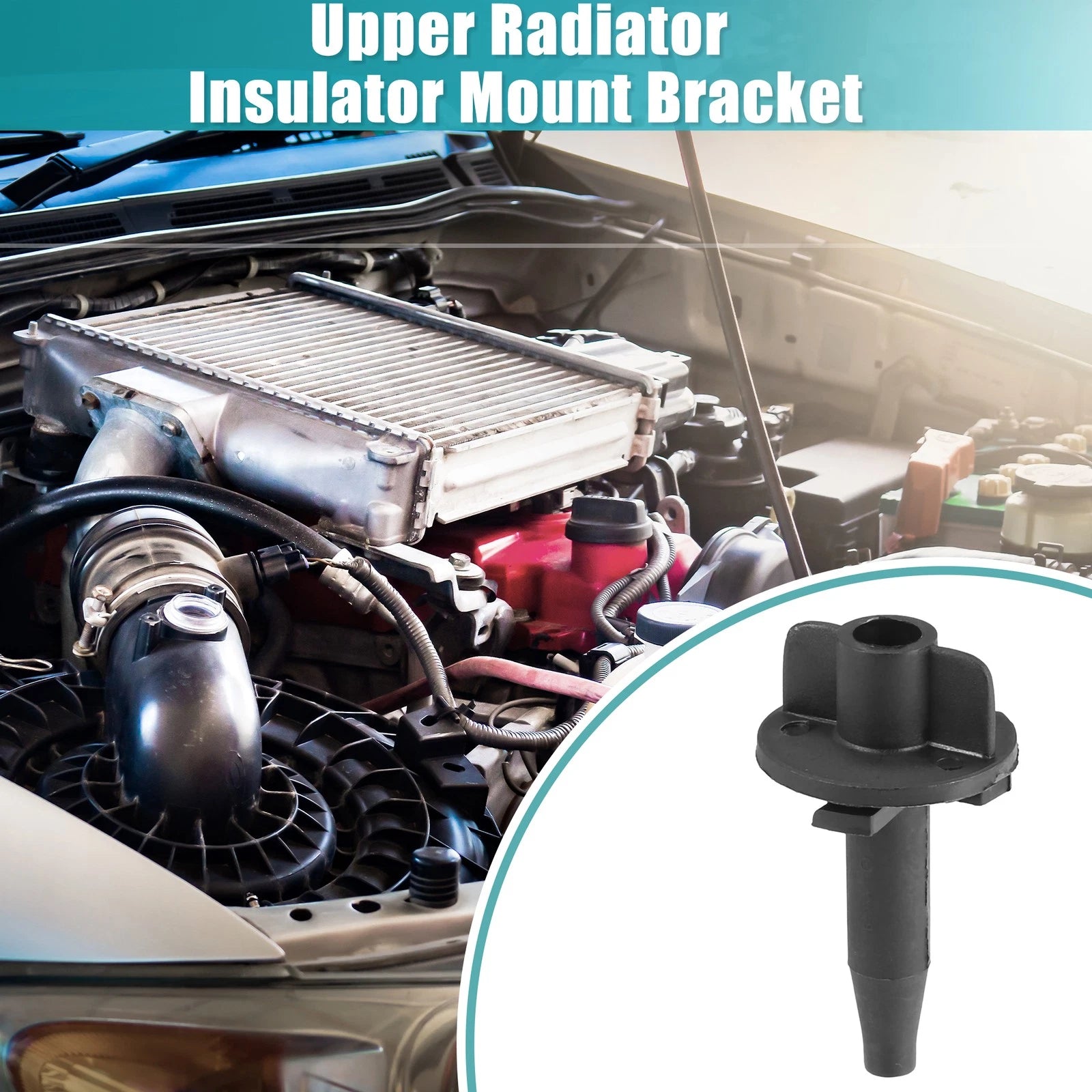 2PCS Radiator Mount Bracket Replacement for BMW 135i (2008–2009)