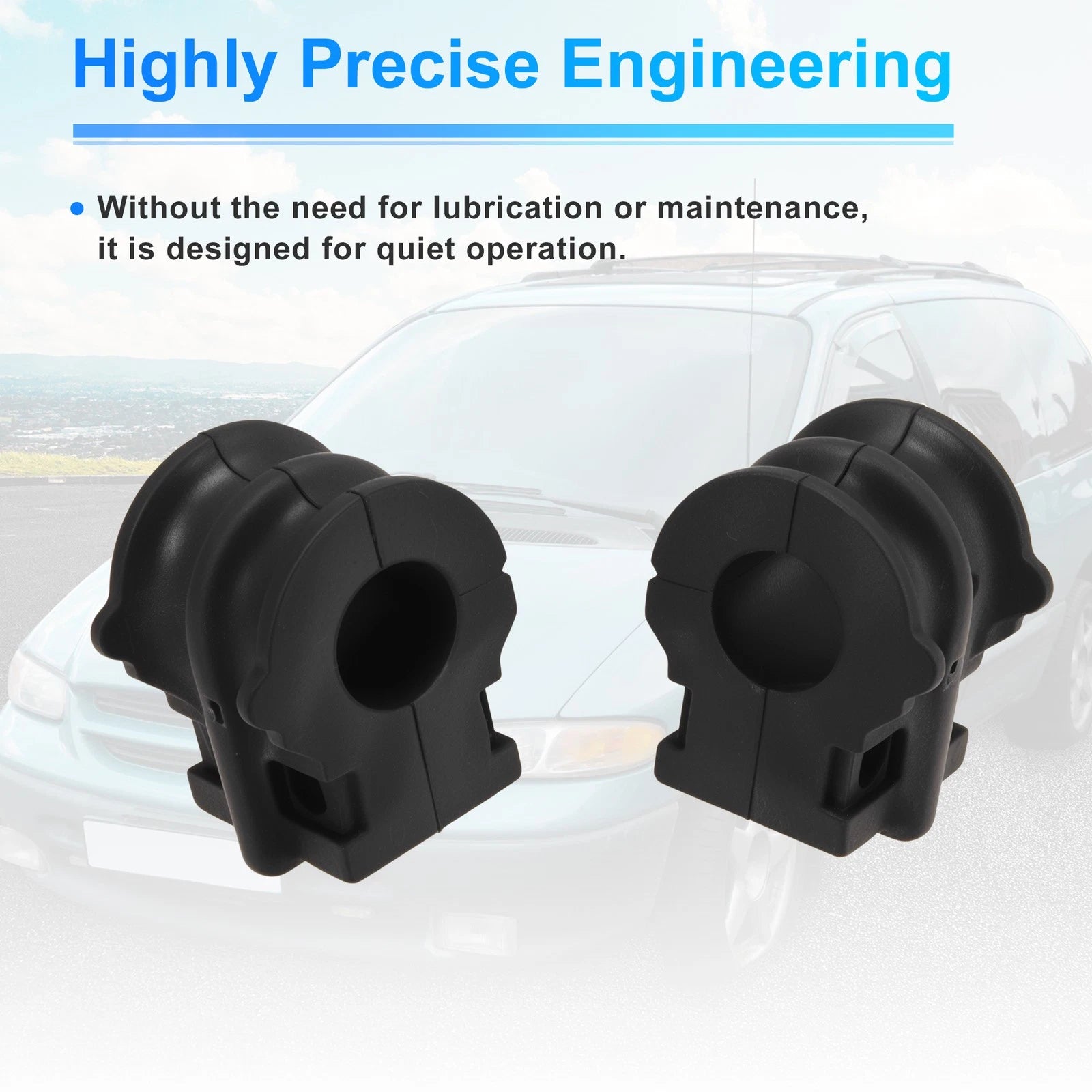 2X Front Side Stabilizer Sway Bar Bushing Kit for Nissan Maxima (2007–2014) K201499