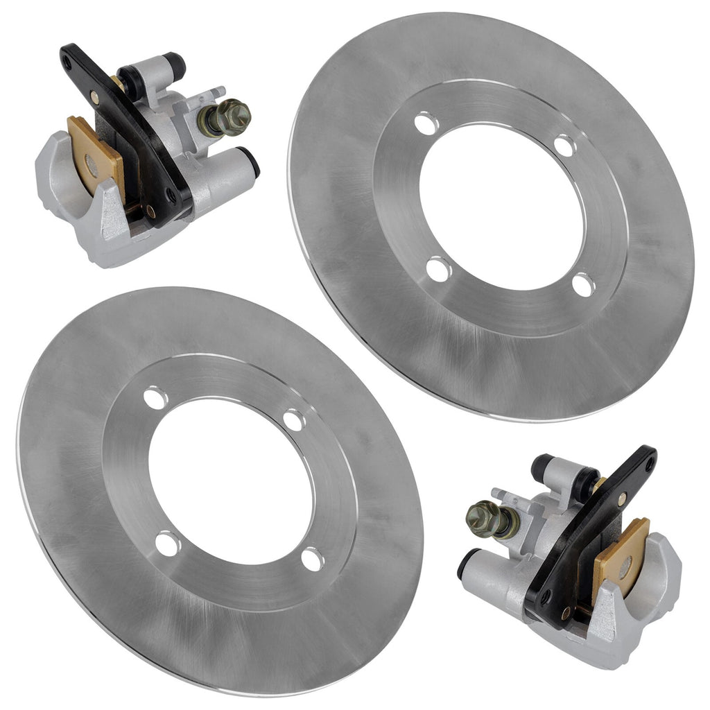 Brake Disc and Caliper Front Left Right for Suzuki Eiger 400 (2002–2007)