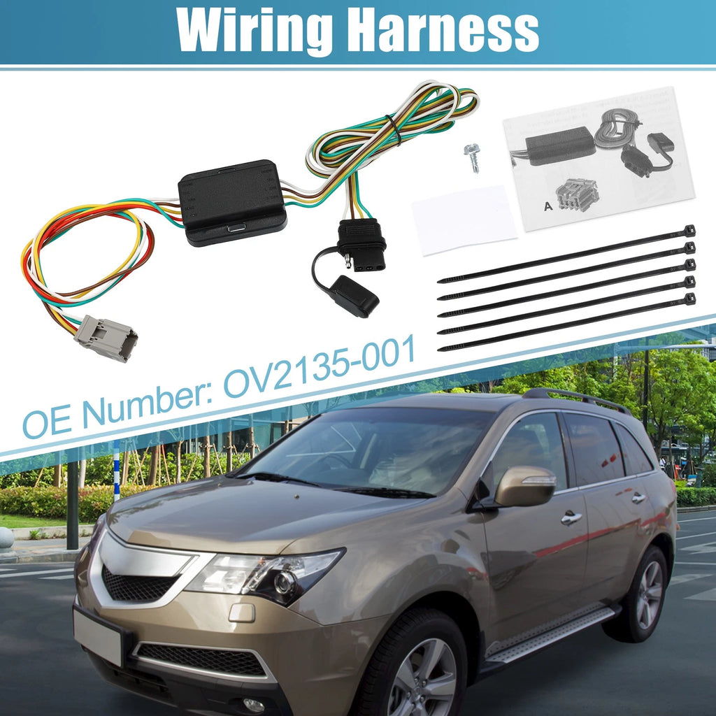 Trailer Wiring Harness 4 Pin Replacement Set for Honda Accord (1994–2002)
