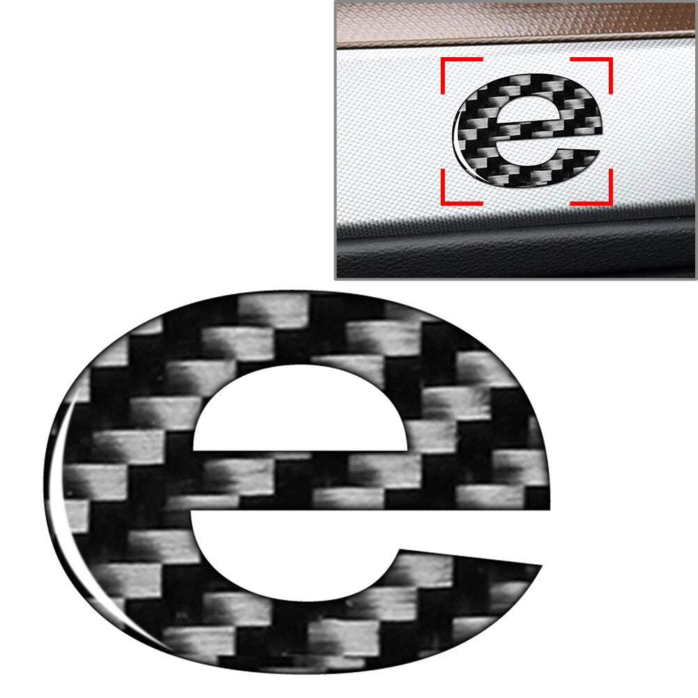 Lowercase Alphabet Letter Decals for Car Badge Emblem (Universal)