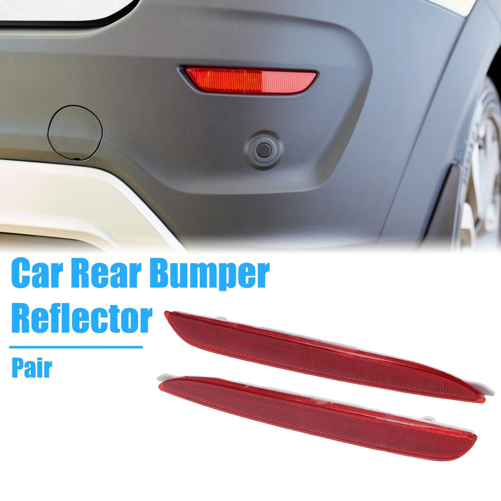 Rear Bumper Reflector Kit Left Right Replacement for Mazda 3 2009–2013