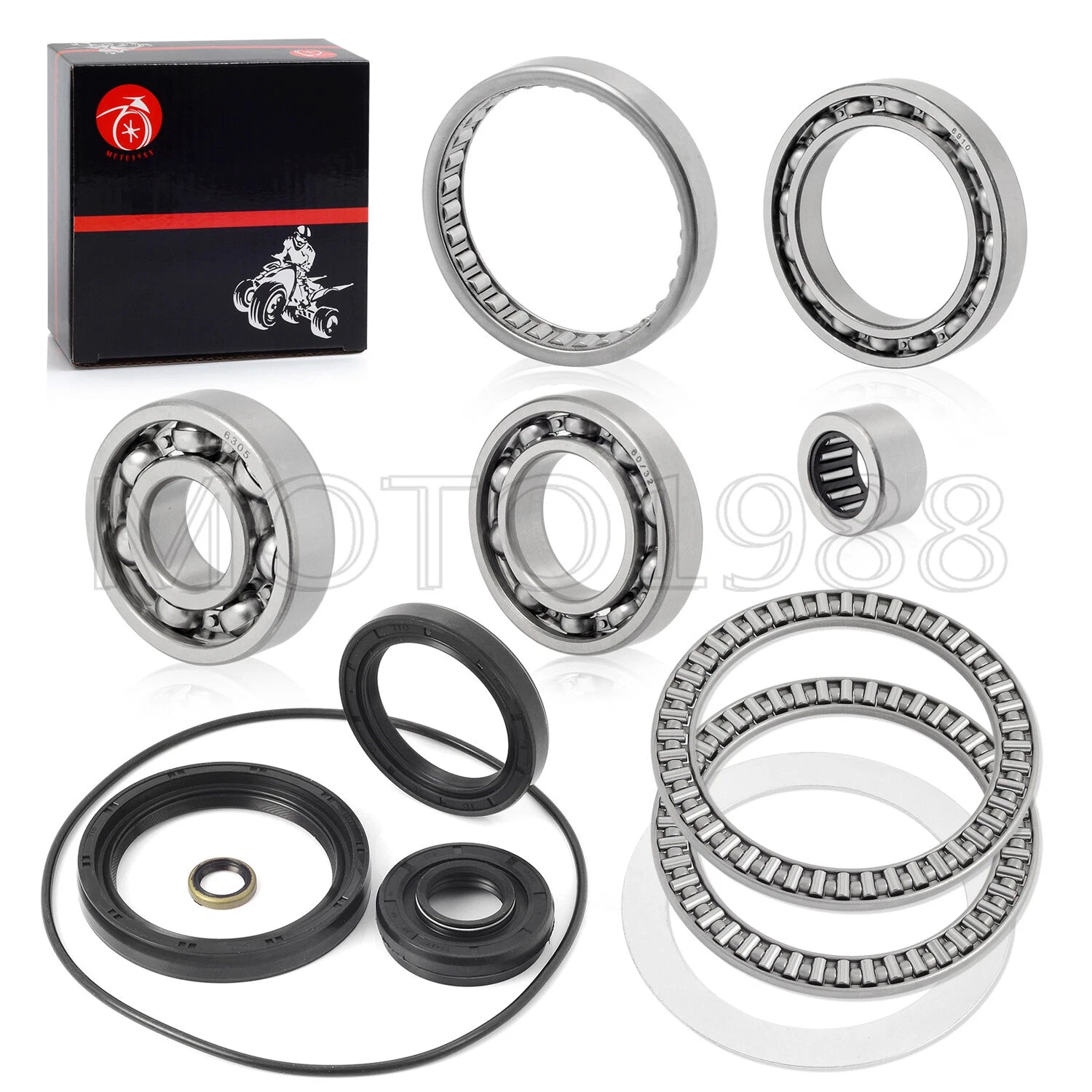 Front Differential Bearing Seal Kit for Kawasaki Brute Force 750 (2003–2023)