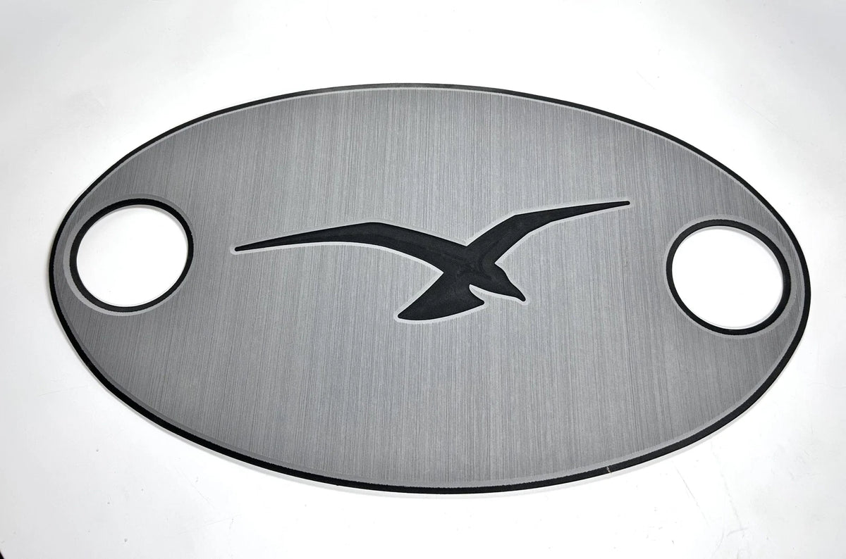 Proline Oval Table Top Grey Inlay for Springfield 18 x 30
