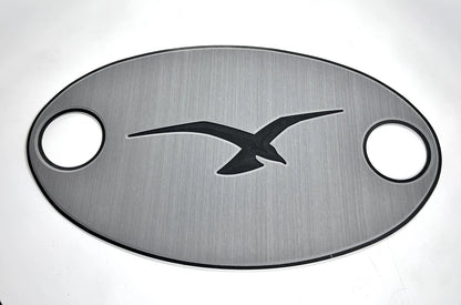 Proline Oval Table Top Grey Inlay for Springfield 18 x 30