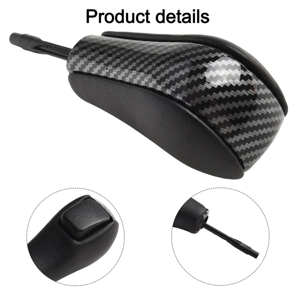 Leather Automatic Gear Shift Knob for BMW E81 E82 E87 E90 E91 (2006–2013)