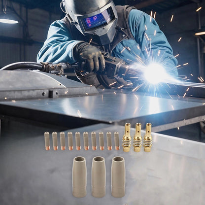 16PCS 0.8mm Protection Nozzle Coating for 15AK Welding Equipment