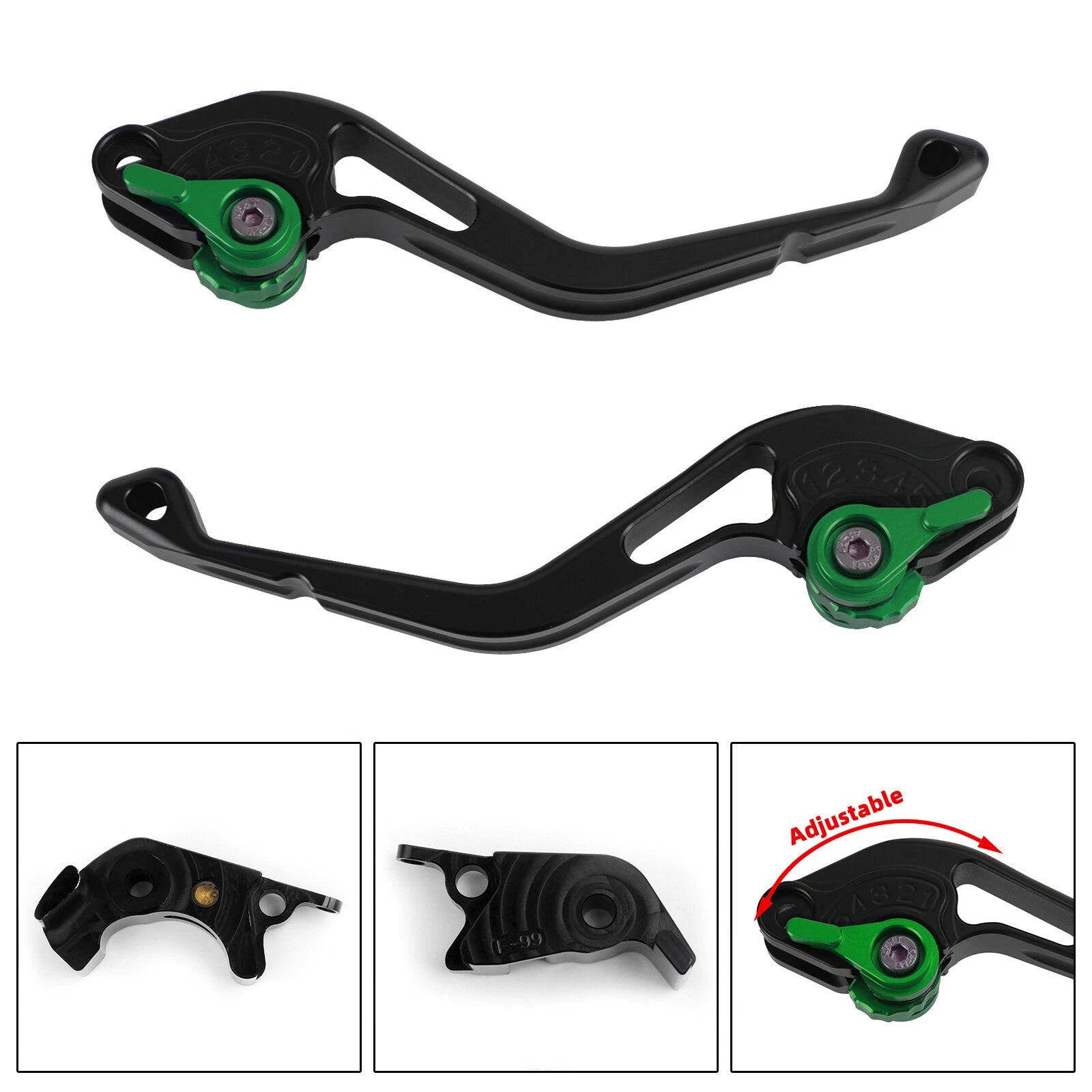 Short Clutch Brake Lever for Kawasaki ZZR/ZX1400 SE (2016–2017) T9
