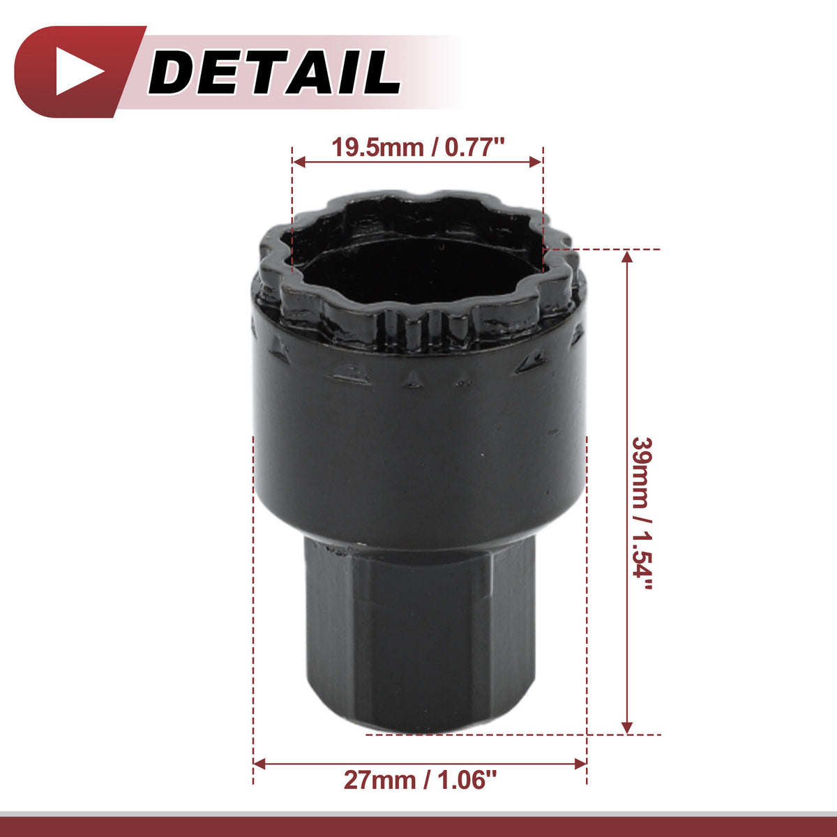 Wheel Lock Lug Nut Key Socket Anti Theft for Mercedes Benz GLE450 GLS350 (2015–2025)