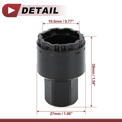 Wheel Lock Lug Nut Key Socket Anti Theft for Mercedes Benz GLE450 GLS350 (2015–2025)