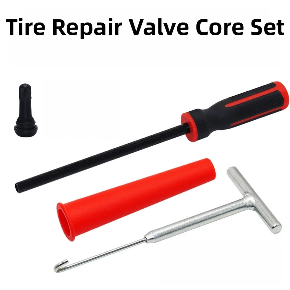 4PC Valve Stem Repair Tool Kit for Tubeless Tires