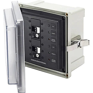 SMS panel enclosure for Blue Sea 3117 (30A, 120V AC)