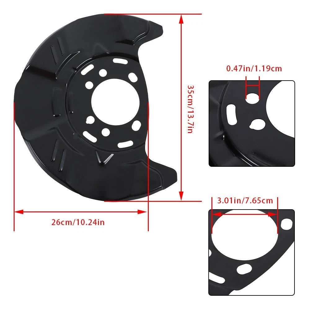 Front Brake Backing Panel Dust Shield for Subaru Impreza (2013–2016)