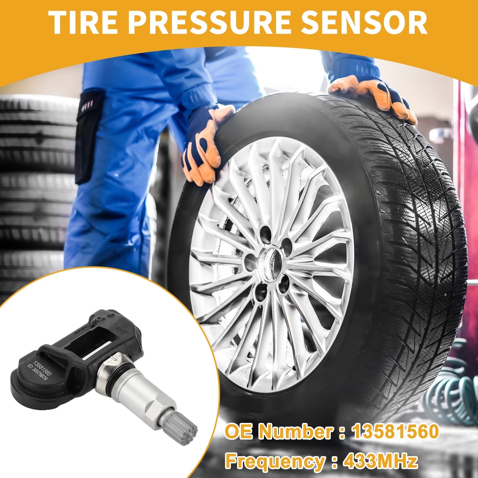 Tire Pressure Sensor Replacement for Chevrolet Corvette C7 (2014–2019)