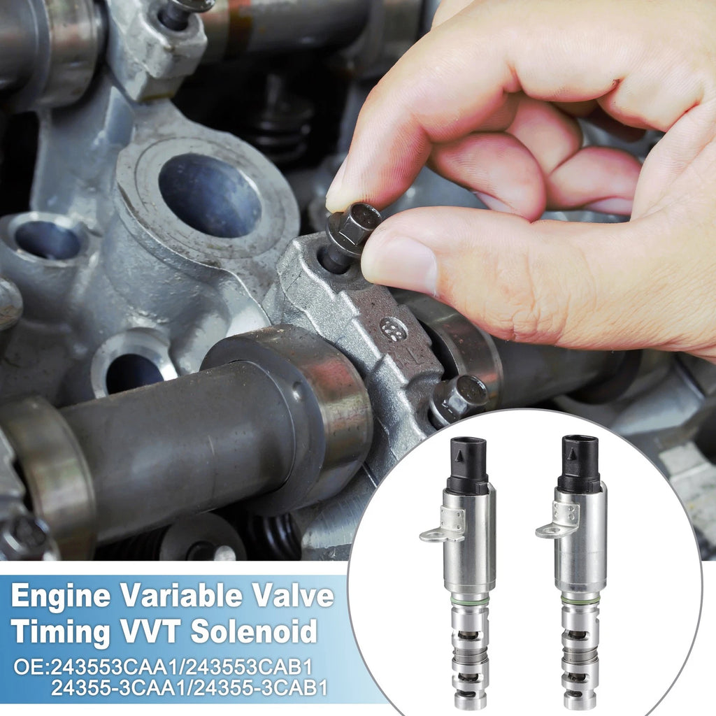 2 Pcs Variable Valve Timing VVT Solenoid Replacement for Hyundai Santa Fe (2011–2018)