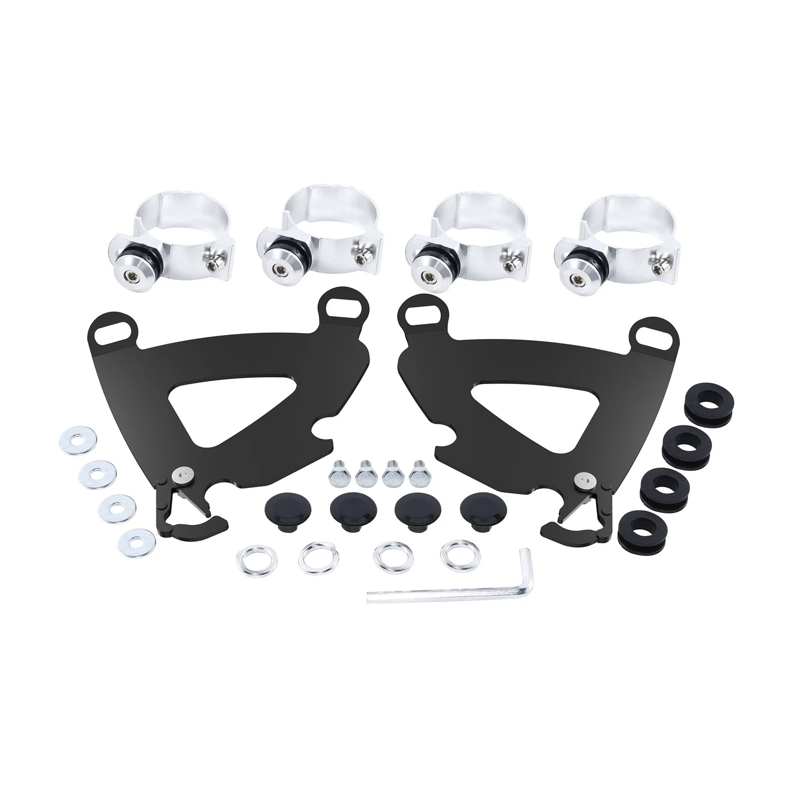 49mm Gauntlet Fairing Trigger Lock Mount for Harley Dyna Street Bob (2007–2017)