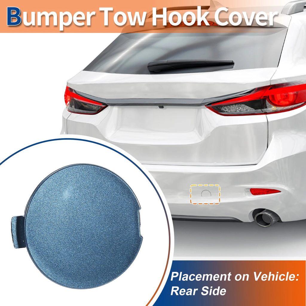 Rear Right Side Tow Hook Cover Replacement for Mazda 6 Atenza (2018–2021)