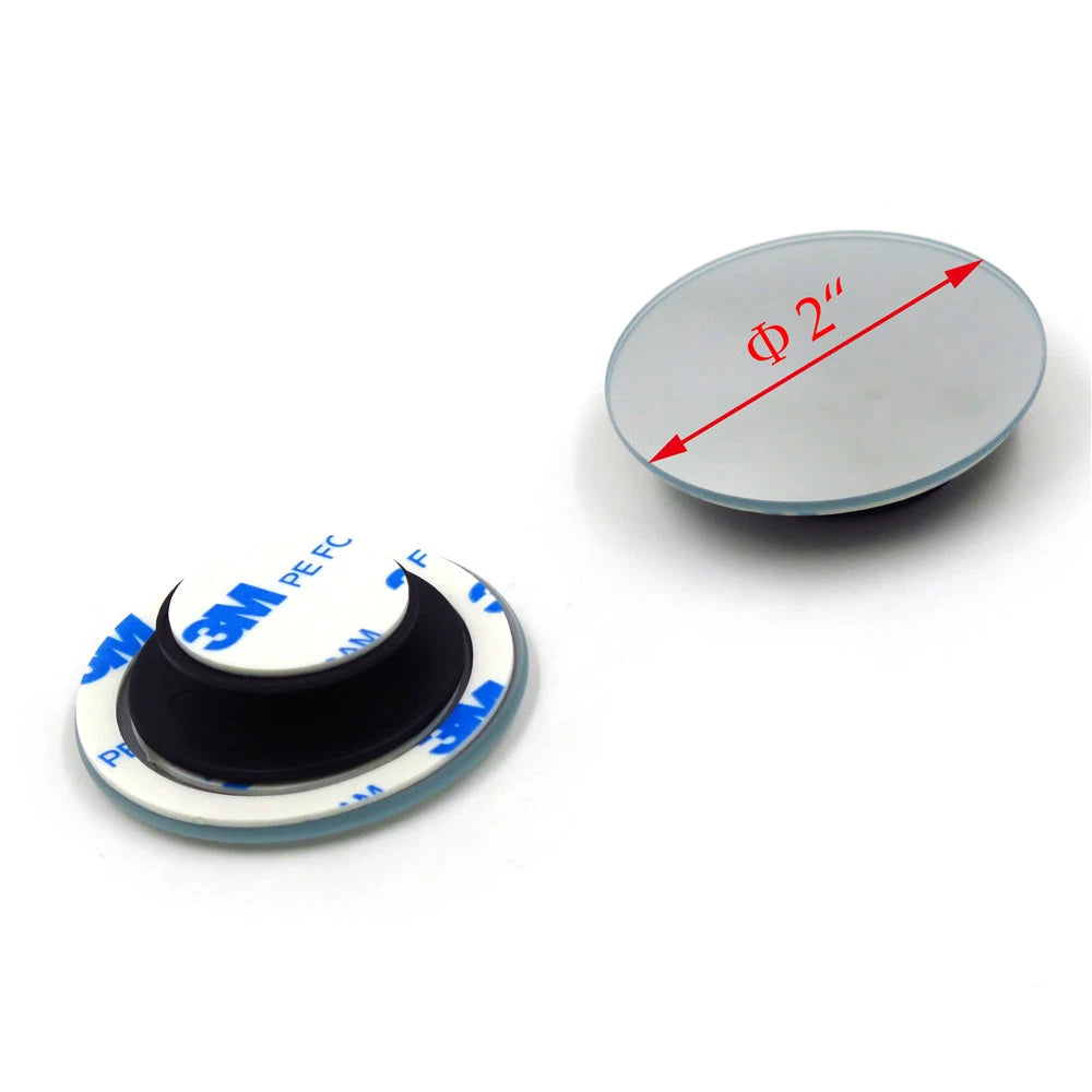 Blind Spot Side Mirror Kit for Universal Vehicles (360 Degree Adjustable)