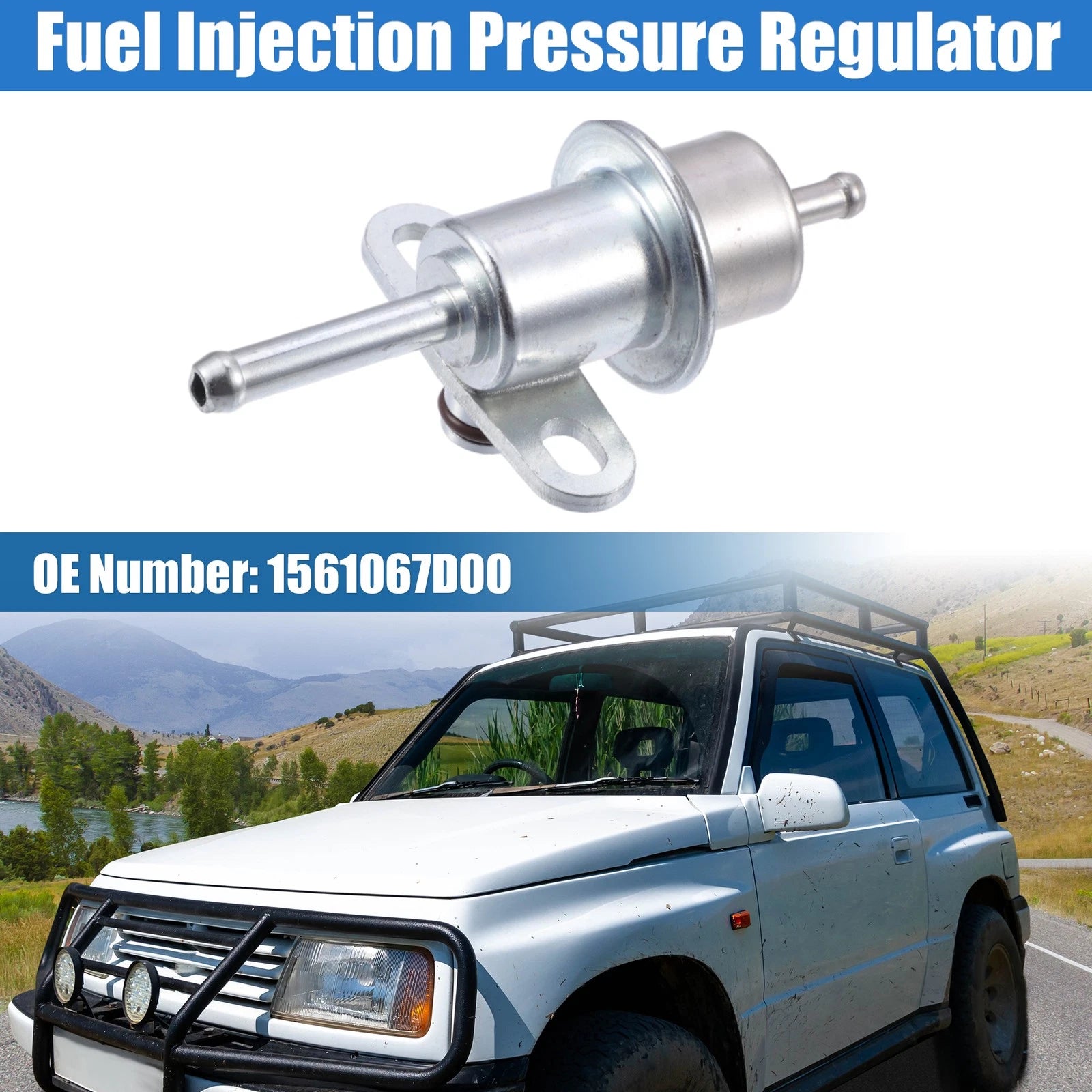 Fuel Injection Pressure Regulator for Chevrolet Tracker Replaces OEM (1998–2004)