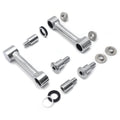 Chrome Front Fender Mount Bracket Kit for Harley Softail Springer (1993–2006)