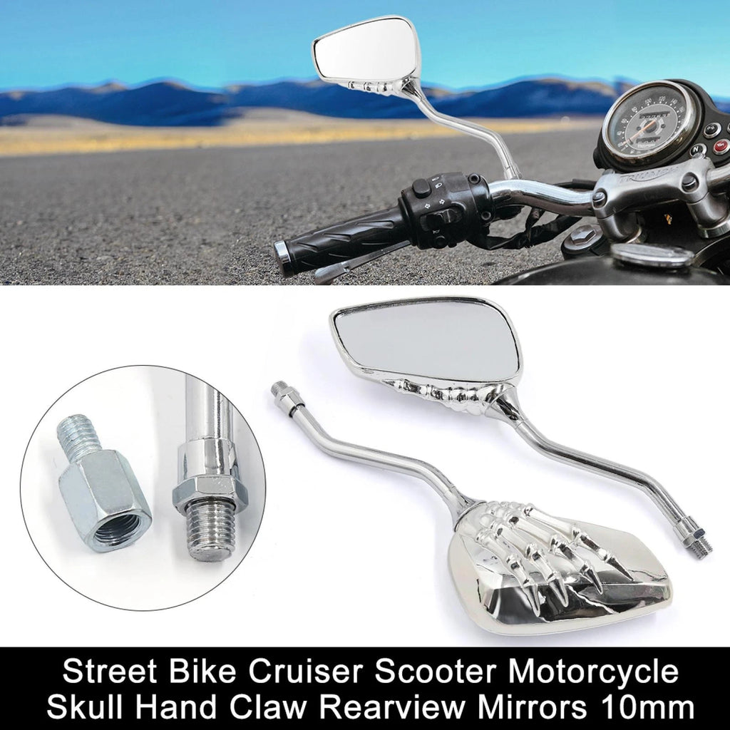 Rearview Mirrors Replacement for Street Cruiser Scooter Motorcycle (8mm) (2000–2000)