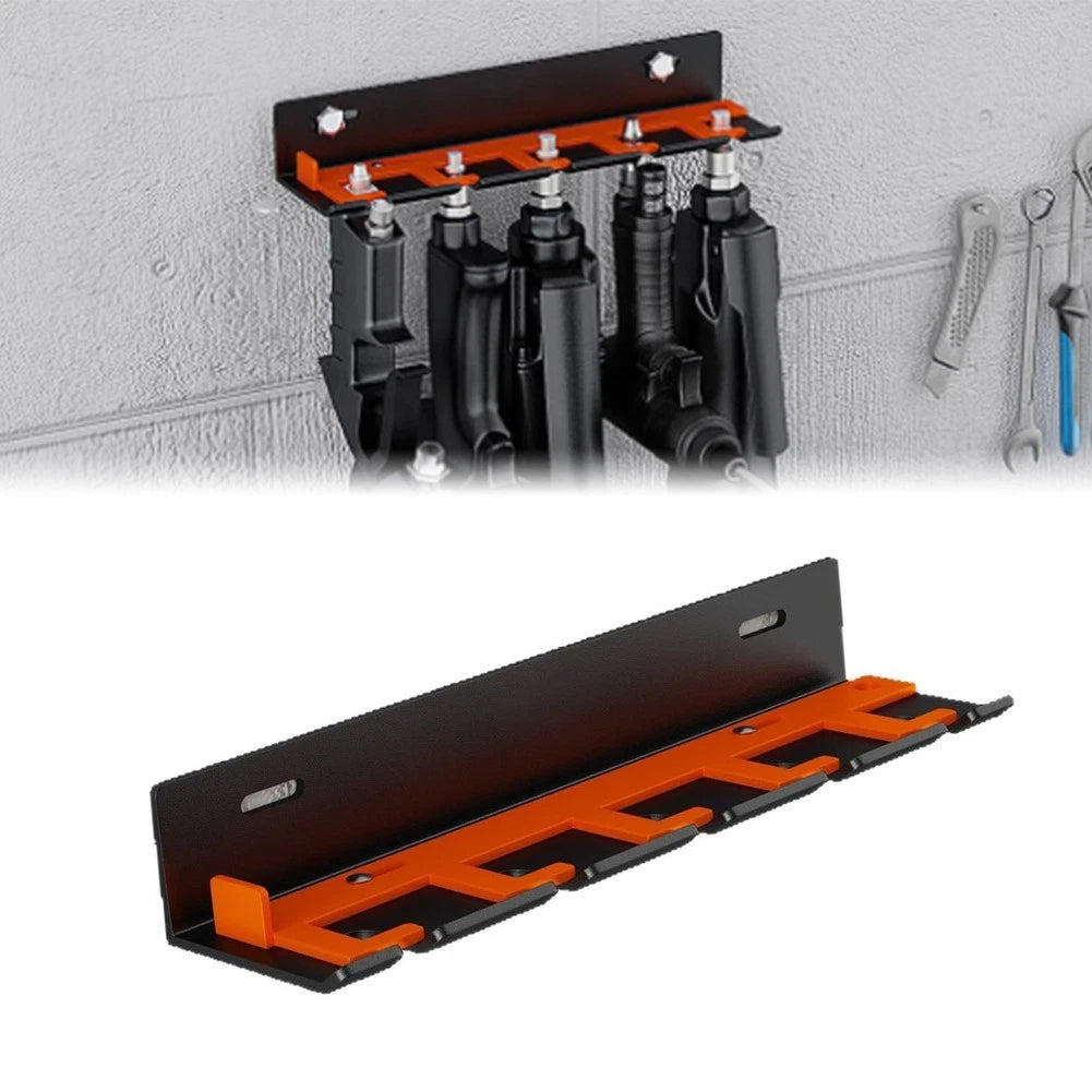 Pneumatic Tool Rack for Wall Mounting (Iron Construction)