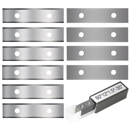 Pack of 10 Square Carbide Blades for Woodworking