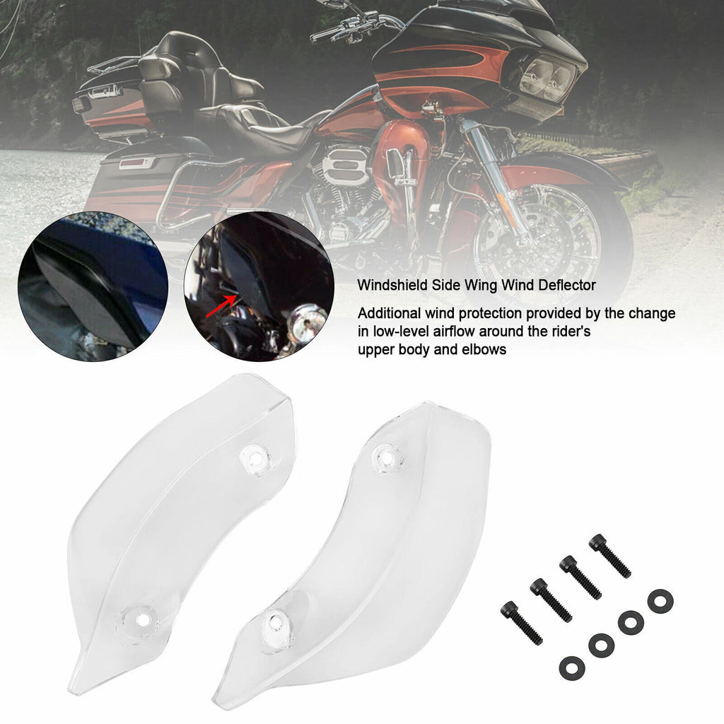 Fairing Windshield Side Wing Deflector for Harley Touring Road Glide (2015–2021)