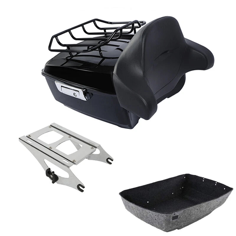 Trunk Backrest Mount Rack for Harley Touring CVO Street Glide (2014–2026)
