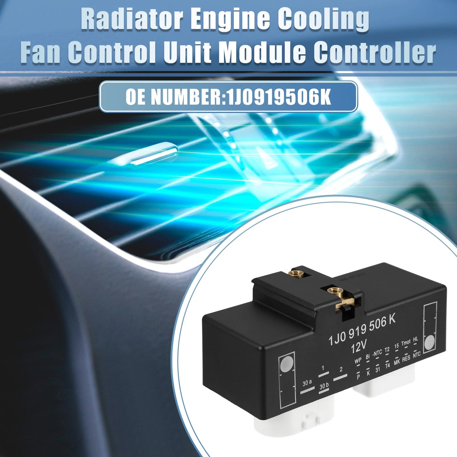 Radiator Fan Control Module for Volkswagen Beetle (2000–2010)
