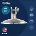 Bimini Top Quick Release 90 Degree Swivel Deck Hinge for Five Oceans (FO1529)