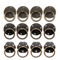 12Pc Antique Door Handle Ring Pull Knob Hardware for Jewelry Box/Cabinet (20mm)