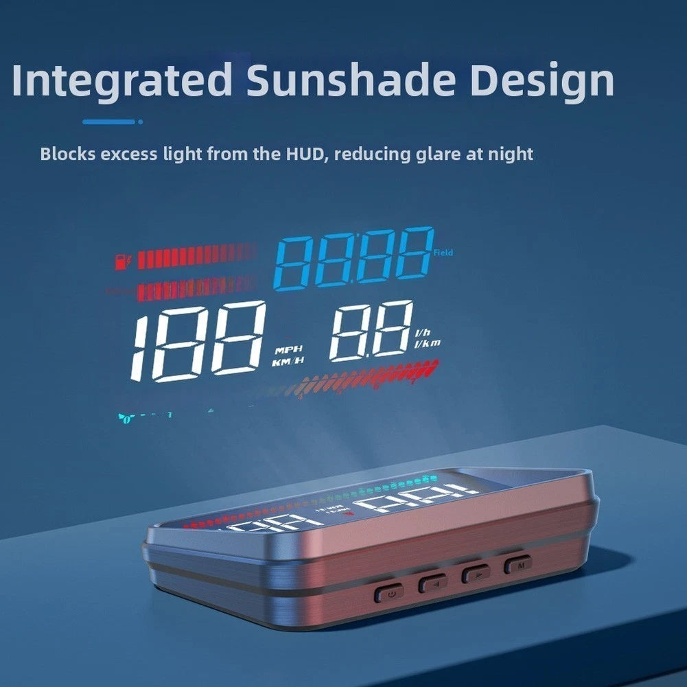 OBD2 HUD Projector Head Up Display for Gas Cars (2008–Present)