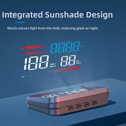 OBD2 HUD Projector Head Up Display for Gas Cars (2008–Present)