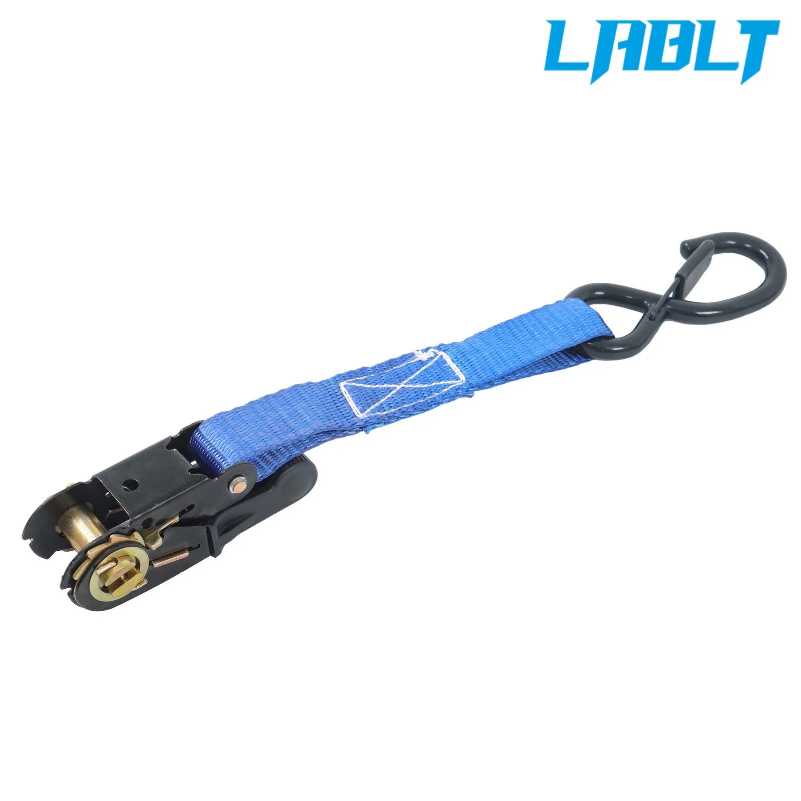 4X 1" × 15' Tie Downs Ratchet Straps 2200Lbs with S Hook for Universal Use