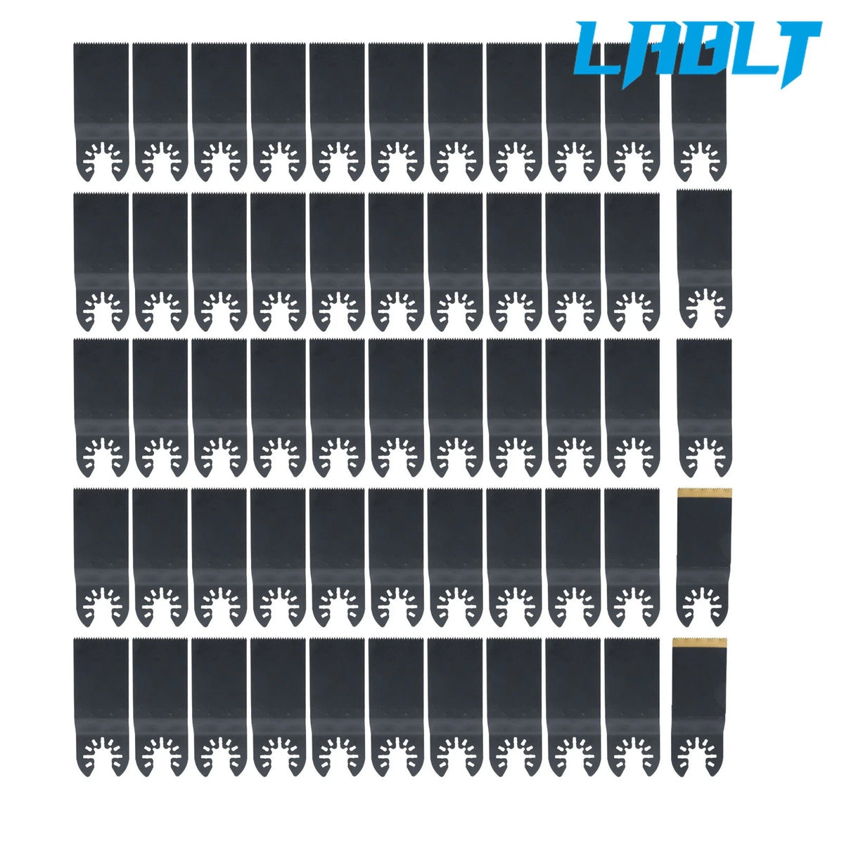 55 Pack Oscillating Tool Blades for Wood and Plastic (Compatible with Most Models)