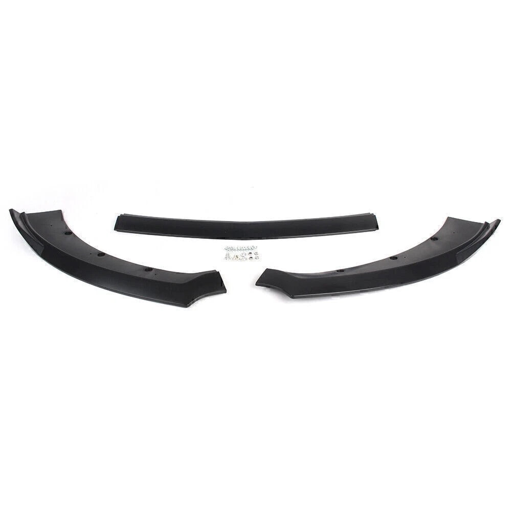 Front Spoiler Lip for Ford Mustang (2015–2017) Matte Black