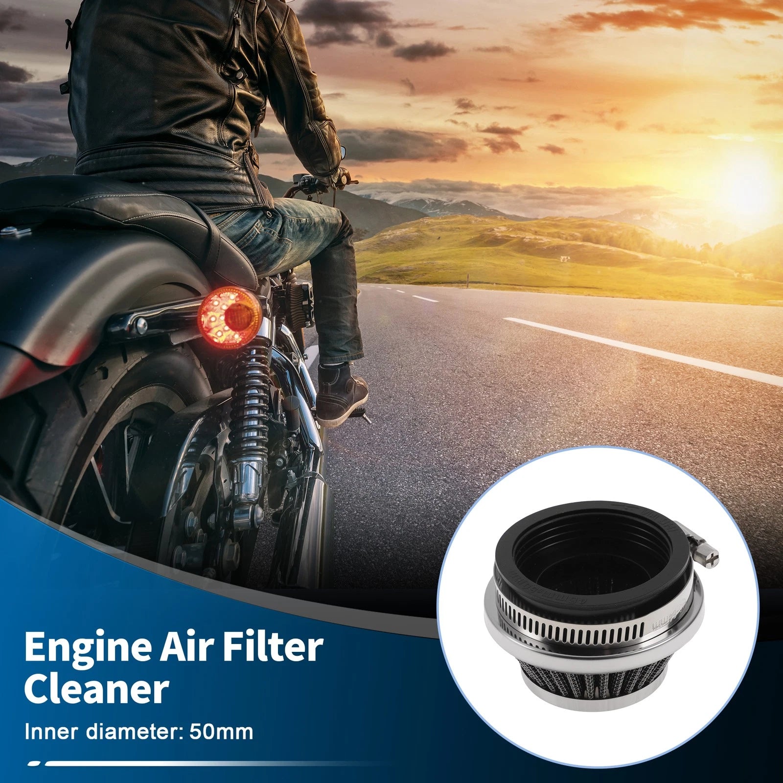 Air Filter for Motorcycle (50mm)