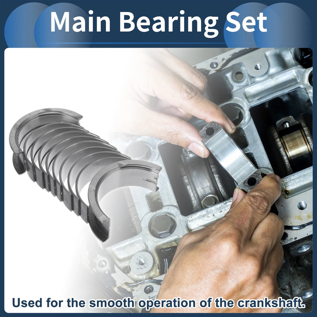 Engine Main Bearing Set for Mitsubishi L300 (1986–1995) 10 Piece Kit